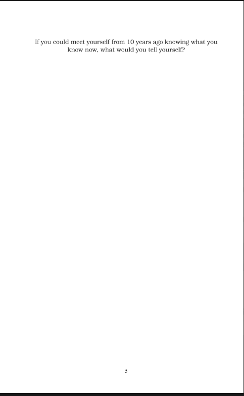 Guided self-care journal curated just for you